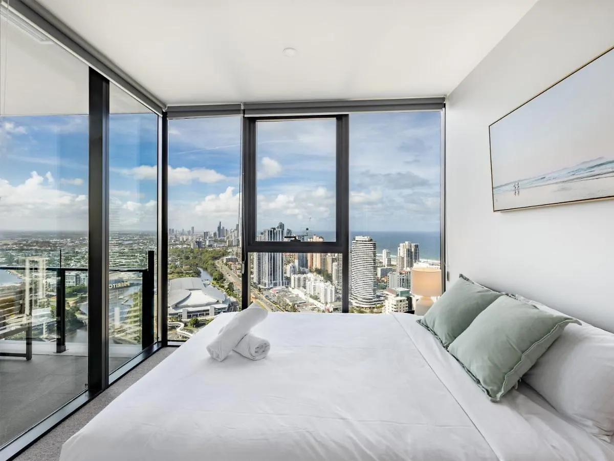 Cityscape Ocean View Deluxe 2Bedroom Apartment 黄金海岸